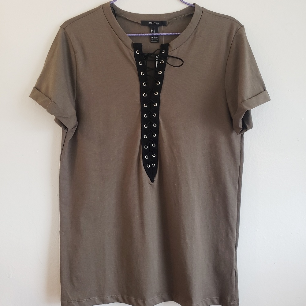 Olive tee